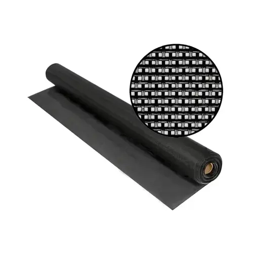 Sun Screen Cloth 48" W X 100 ft. L Black Polyester Vinyl Sun Screen Cloth 48" W X 100 ft. L Black Polyester Vinyl