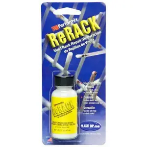 Plasti Dip 630076 ReRACK Rack Repair Coating White, Rubberized, White, 1 oz, Bottle