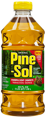 Pine-Sol 97325 Original All-Purpose Cleaner, 40 oz Bottle, Liquid, Pine, Amber