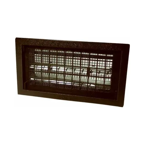 Automatic Foundation Vent 9.5" H X 17.1" W Black Plastic Black