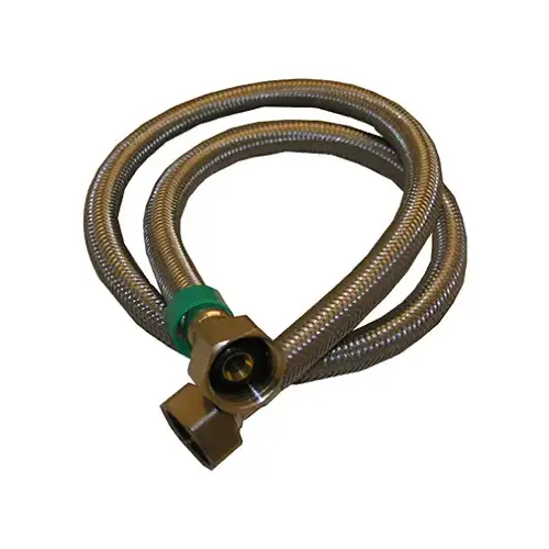 Faucet Supply Line 1/2" FIP X 1/2" D FIP 36" Braided Stainless Steel Faucet Supply Line 1/2" FIP X 1/2" D FIP 36" Braided Stainless Steel