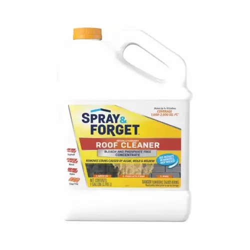 SFRCG04 Roof Surface Cleaner, Liquid, Orange, 1 gal