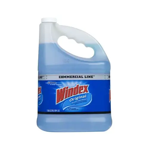 Glass Cleaner Refill, 128 oz Bottle, Liquid, Pleasant, Blue Glass Cleaner Refill, 128 oz Bottle, Liquid, Pleasant, Blue