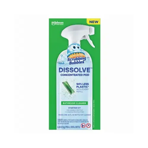 Dissolve Concentrated Bathroom Cleaner Starter Kit, Dissolve Pod, Marine, Ozone, Green Yellow - pack of 4 Dissolve Concentrated Bathroom Cleaner Starter Kit, Dissolve Pod, Marine, Ozone, Green Yellow - pack of 4