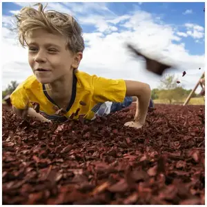 NuScape GSNG08RD72 NS08RW Rubber Mulch Nugget, Redwood, 0.8 cu-ft Bag