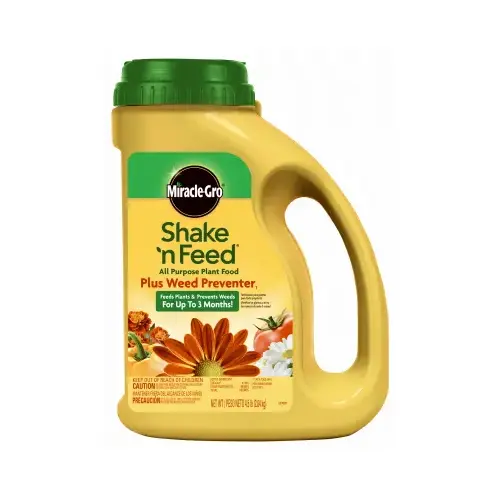 Plant Food Plus Weed Preventer, 4.5 lb Plant Food Plus Weed Preventer, 4.5 lb