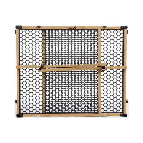 Child Safety Gate Multicolored 24" H X 28-42" W Wood Multicolored Child Safety Gate Multicolored 24" H X 28-42" W Wood Multicolored