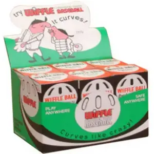 Wiffle 639C-XCP12 Baseball Plastic White 1 pc White - pack of 12