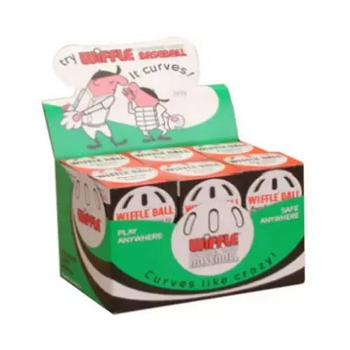 Baseball Plastic White 1 pc White - pack of 12