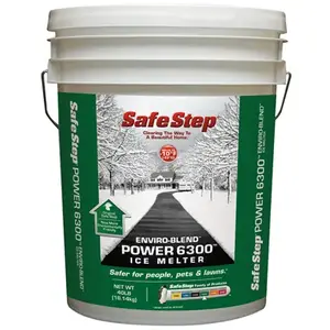 SAFESTEP 806733 56840 Ice Melter, Crystalline Solid, White, 40 lb Pail