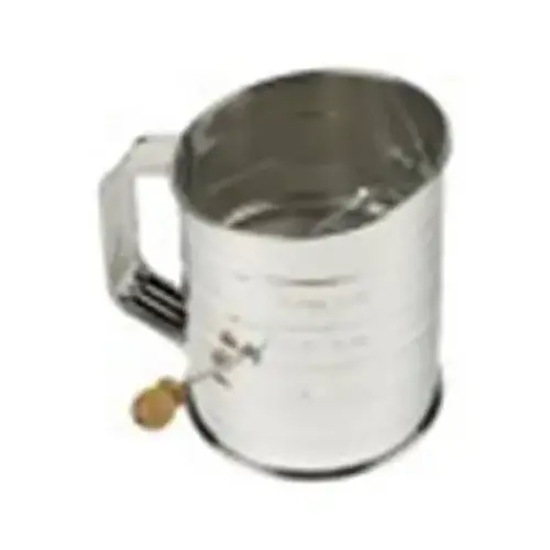Sifter Silver Tin 3 cups Silver