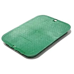 NDS 113C Valve Box Cover 11-5/8" W X 2" H Rectangular Green Green