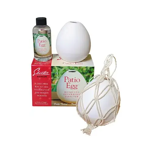 Insect Deterrent Diffuser Patio Egg For Mosquitoes 4 oz Insect Deterrent Diffuser Patio Egg For Mosquitoes 4 oz