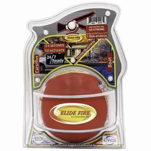 Eilide Fire ELY6 Fire Extinguisher Ball For Home/Workshops Red