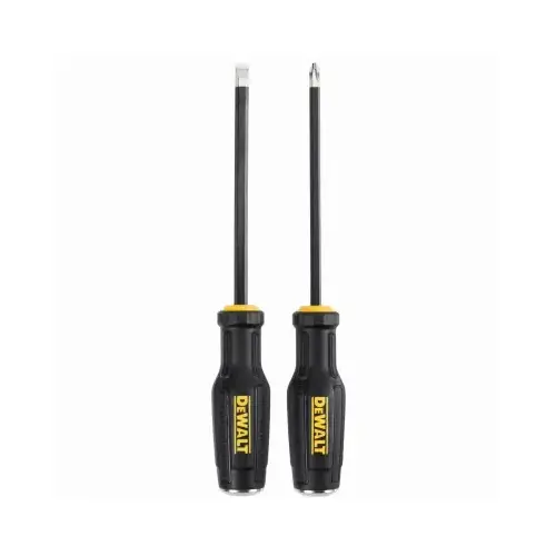 Demolition Screwdriver Set ToughSeries 6" L Phillips/Slotted Black/Yellow Demolition Screwdriver Set ToughSeries 6" L Phillips/Slotted Black/Yellow