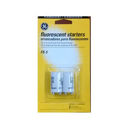 Fluorescent Starter, For 4, 6, & 8 Watt Lamps pair Fluorescent Starter, For 4, 6, & 8 Watt Lamps pair