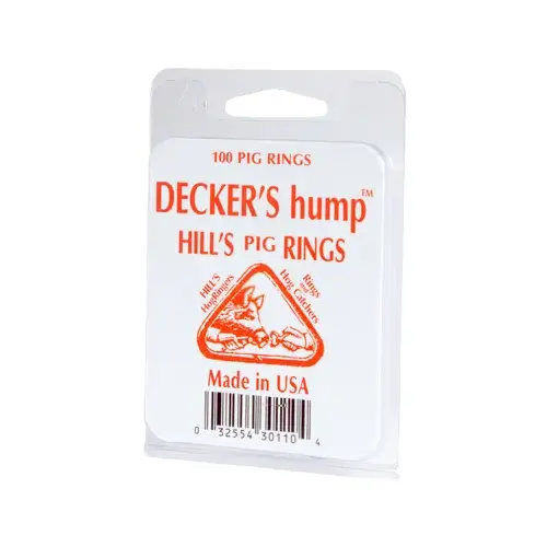 Hill's Hump Pig Ring, No. 1   pack of 100 Copper