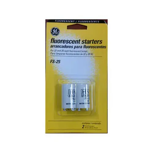 Fluorescent Starter, For 22 & 25 Watt Lamps pair Fluorescent Starter, For 22 & 25 Watt Lamps pair