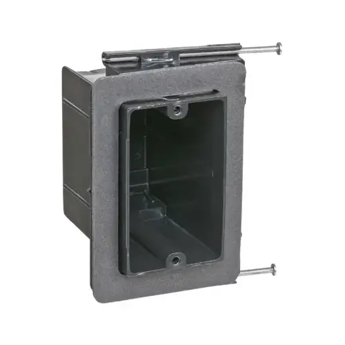 Electrical Box 22-1/2 cu in Rectangle Plastic 1 gang Black Black Electrical Box 22-1/2 cu in Rectangle Plastic 1 gang Black Black