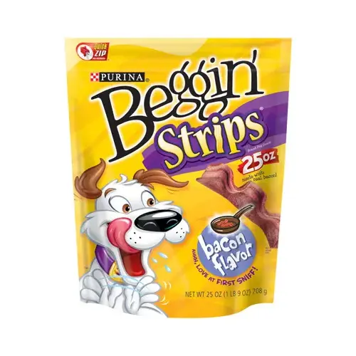 Beggin' Strips Bacon Flavor Chewy Dog Treat, 6 Oz. Beggin' Strips Bacon Flavor Chewy Dog Treat, 6 Oz.