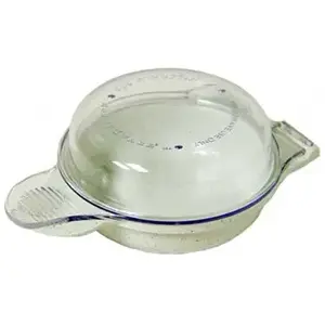Nordic Ware 60510 Microwave Egg & Muffin Breakfast Pan, Clear Plastic, 4.75" W x 6.66" L