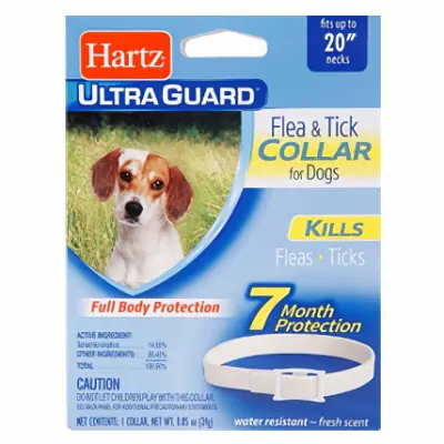 Hartz Flea Treatment Ultra Guard Flea and Tick Collar for Dogs For use on Puppies 6 Week of age or Older Fresh 0-32700-80484-8