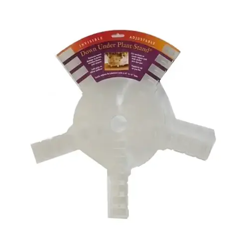 Plant Stand 1.5" H Clear Plastic Clear