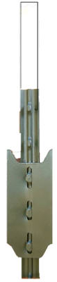 W Silver TG125050001UW 5 Ft. Steel 1.25 Lb/Ft. Fence T-Post