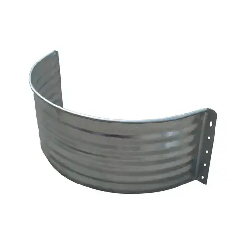 Round Window Well Area Wall, 22-Ga. Galvanized Steel, 18-In.