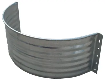 Tiger Brand Jack Post Round Window Well Area Wall 22-Ga. Galvanized Steel 18-In. AW-18R