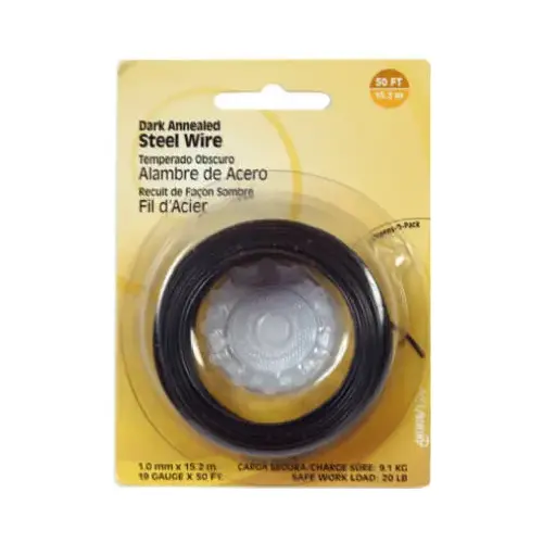 Wire 100 ft. L Black Annealed Steel 24 Ga. Black Annealed