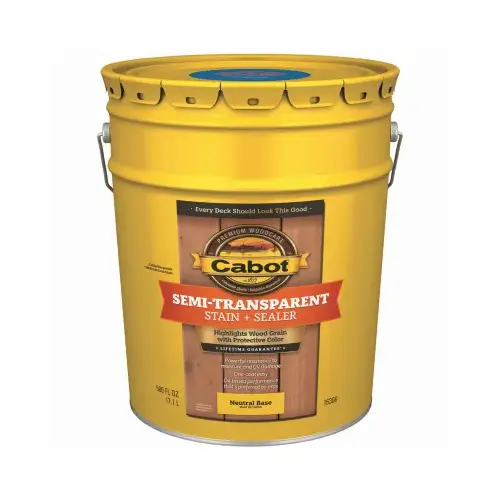 16300 Series 140.00.005 Exterior Stain, Semi-Transparent, Neutral Base, Liquid, 1 qt - pack of 4 16300 Series 140.00.005 Exterior Stain, Semi-Transparent, Neutral Base, Liquid, 1 qt - pack of 4