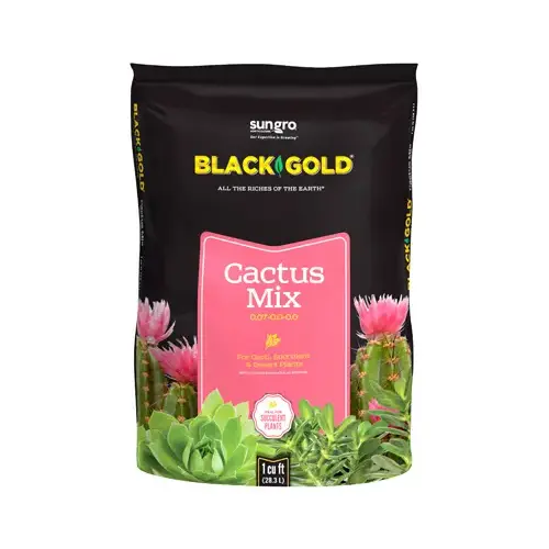 BLACK GOLD Cactus Mix, Granular, Brown/Earthy, 240 Bag BLACK GOLD Cactus Mix, Granular, Brown/Earthy, 240 Bag