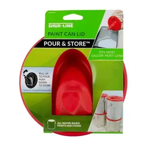 Shur-Line 2007061 Bucket Lid Red 1 gal Red