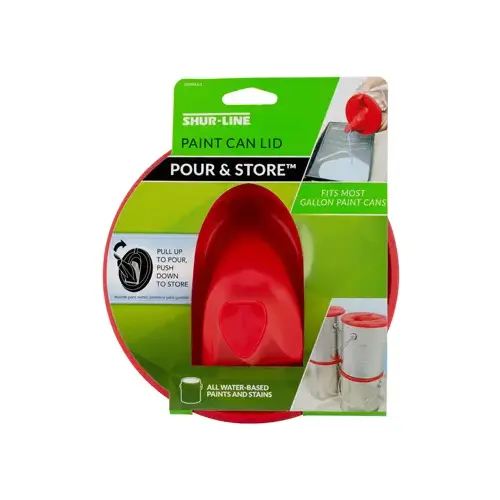 Bucket Lid Red 1 gal Red