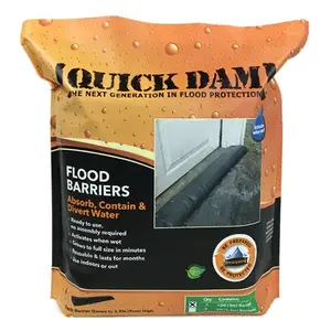 Quick Dam QD610-1ES Flood Barrier 3.5" H X 6.5" W X 120" L