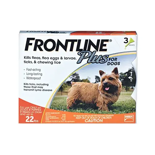Flea & Tick Killer, For Small Dogs & Puppies, 3-Doses - pack of 3