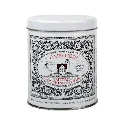 Pre-Moistened Metal Polishing Cloth in Tin (12 Count)