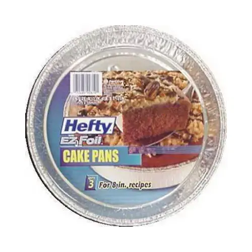 Cake Pan EZ Foil 8-1/2" W X 8-1/2" L 3 - pack of 36