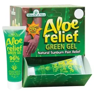 Miracle of Aloe 01751-XCP12 Aloe Gel Aloe Relief 1 oz - pack of 12