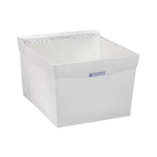 Utilatub 20 in. x 24 in. Structural Thermoplastic Wall-Mount Utility Tub in White Utilatub 20 in. x 24 in. Structural Thermoplastic Wall-Mount Utility Tub in White