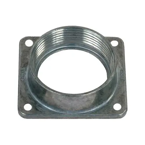 Conduit Hub, 2 in, Aluminum Chrome