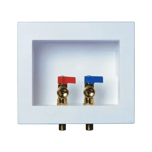 Washing Machine Outlet Box, Center Drain, 1/2-In. Sweat Connection