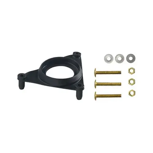 Triangle Tank Gasket with Bolts for Most Toilets Stainless Steel
