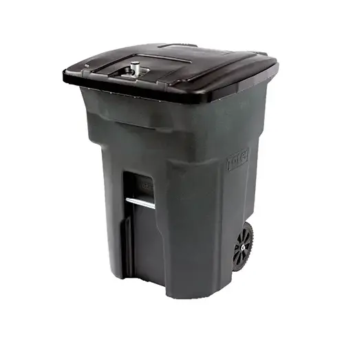 96-Gal. Black Bear-Tight Wheeled Trash Can Blackstone