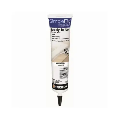 Bright White 5.5 oz. Simple Fix Ceramic Tile and Fixture Caulk
