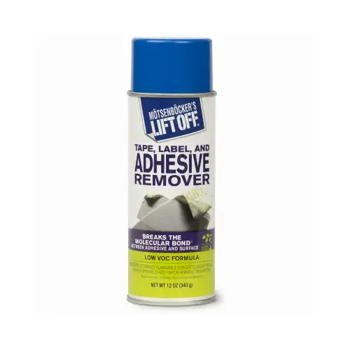 Adhesive Remover, Liquid, Pungent, Clear, 11 oz, Can