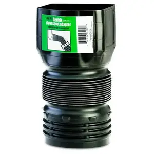 CLEVELAND TUBING INC. ADP53102 Cleveland Tubing Flex-drain 3x4x4 Downspout Ada