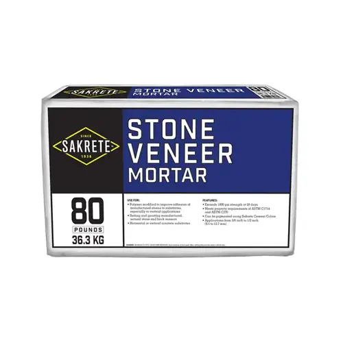 65303105 Sakrete 80# Stone Veneer Mortar 65303105