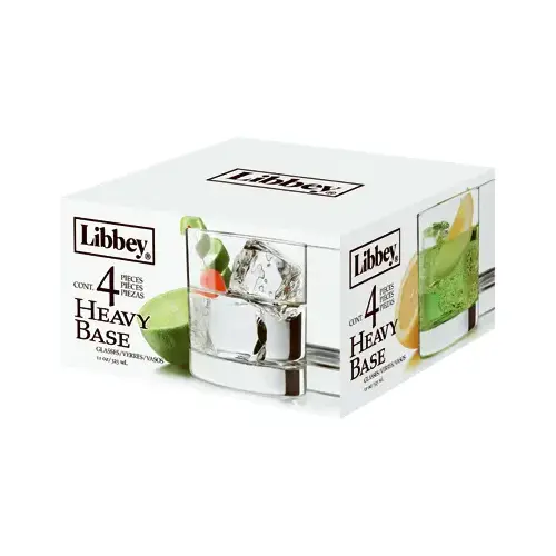 Crystal Rocks Glasses, 11-oz - pack of 4 Crystal Rocks Glasses, 11-oz - pack of 4